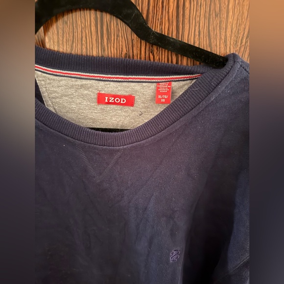 Izod Navy Blue Sweatshirt - Picture 2 of 2